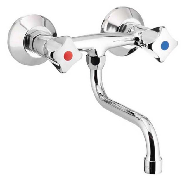 KFA Bateria umywalkowa ścienna STANDARD chrom 300-410-00