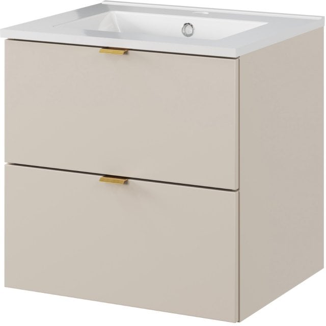 COMAD Szafka DALIA CASHMERE z umywalką meblową LAVA 50 cm