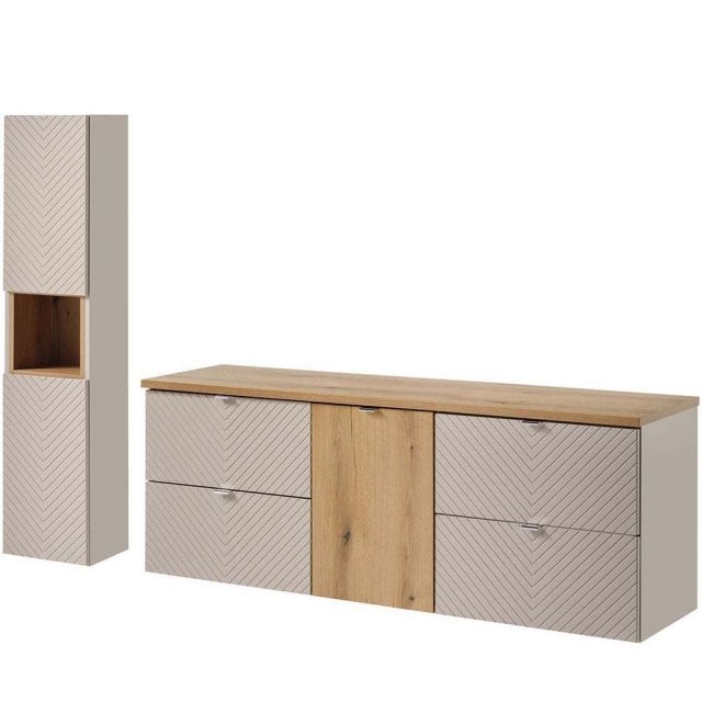 COMAD Zestaw mebli VIVA CASHMERE 2 szafki podblatowe, szafka z koszem