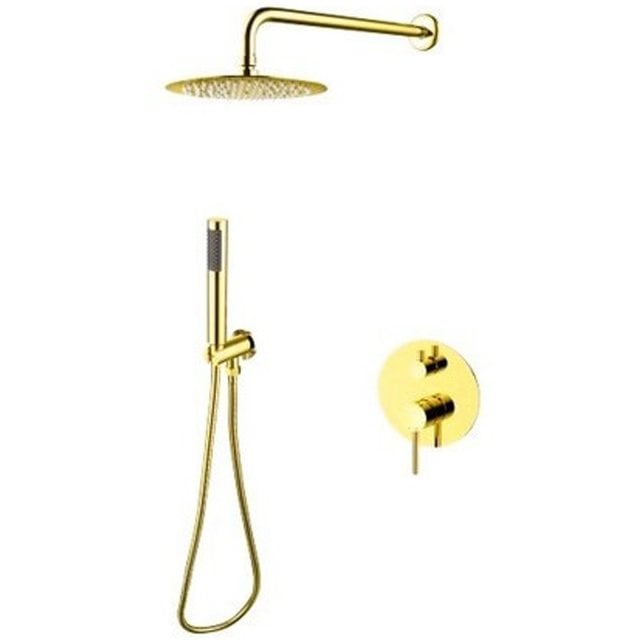 BESCO Zestaw prysznicowy DECCO / ILLUSION II złoty podtynkowy BP-DIII