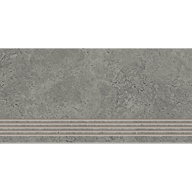 Gres szkliwiony stopnica CANDY G315 grey mat 29,8x59,8 gat. I