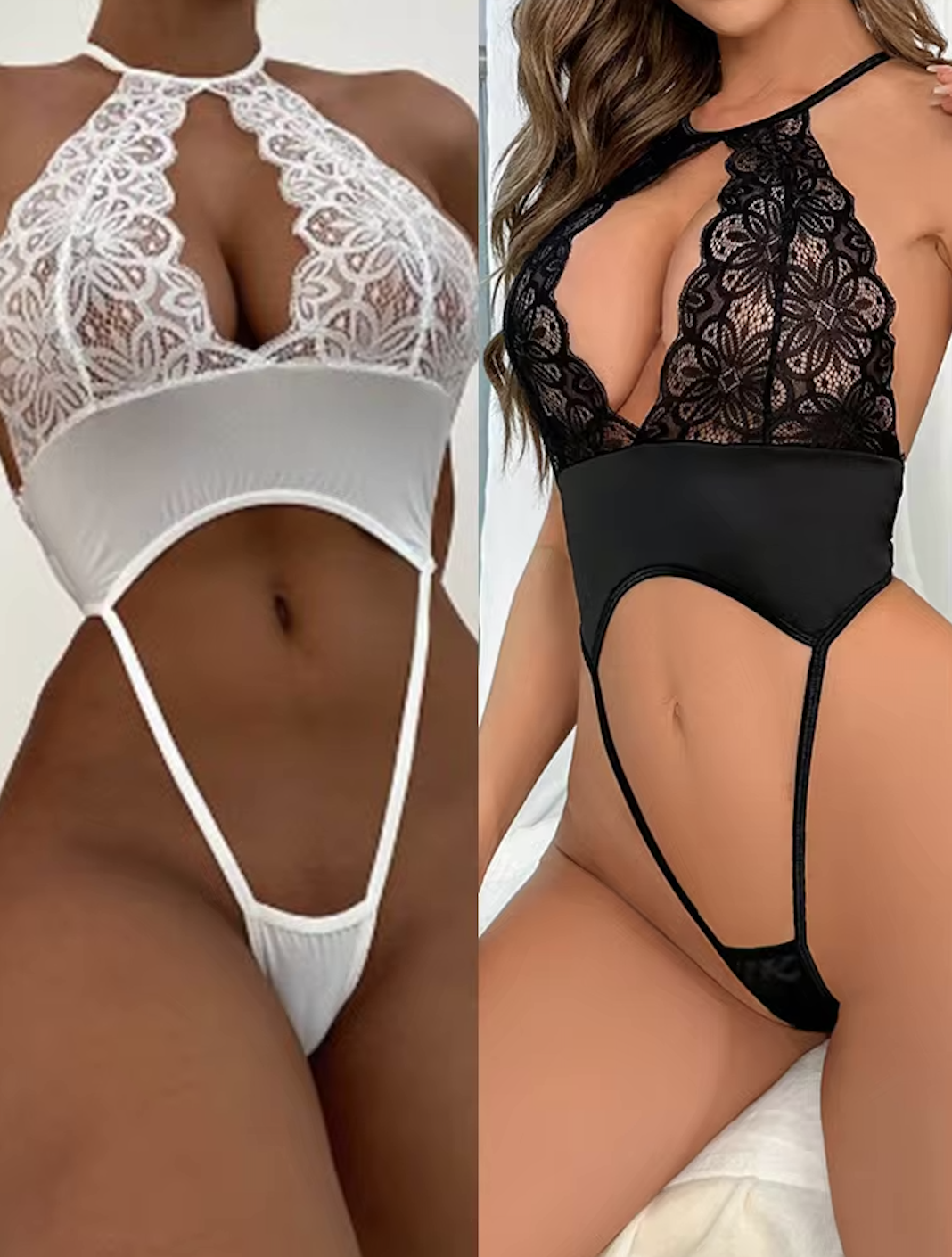 Body damskie koronka E313