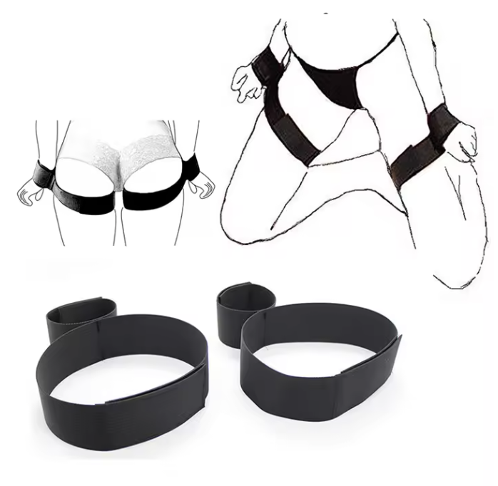 Zestaw dwóch opasek na ręce i uda do BDSM 067