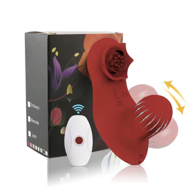 Wibrator łechtaczkowy 3w1 Róża 094