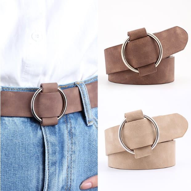 Pasek z okrągłą klamrą 103 cm