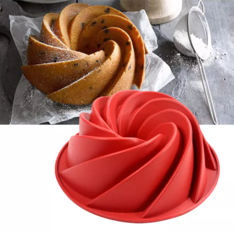 Forma silikonowa na babkę Spirala