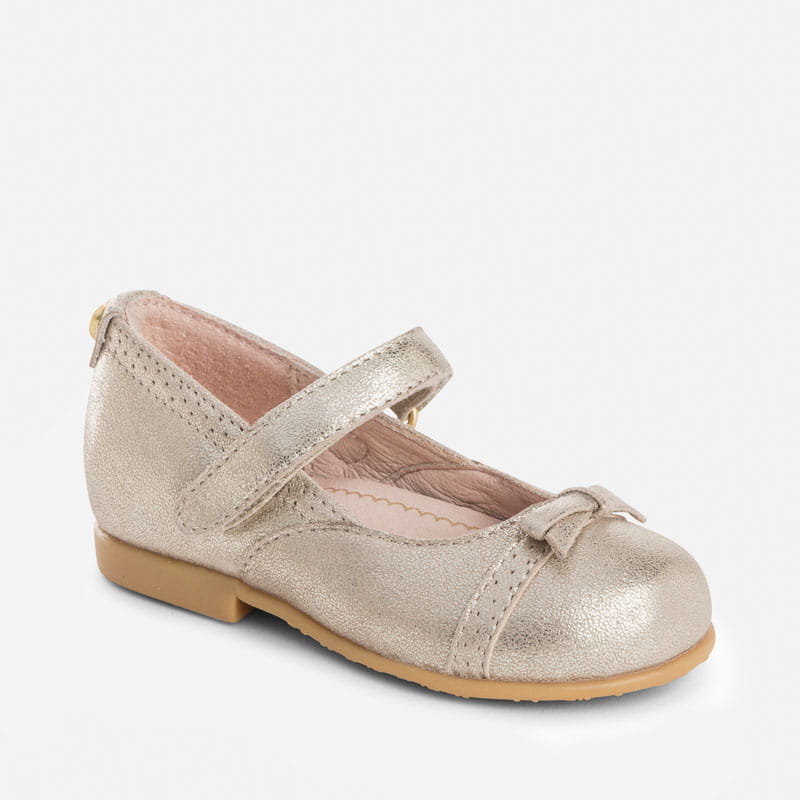 MAYORAL 41752 Skórzane eleganckie buciki dla dziewczynki