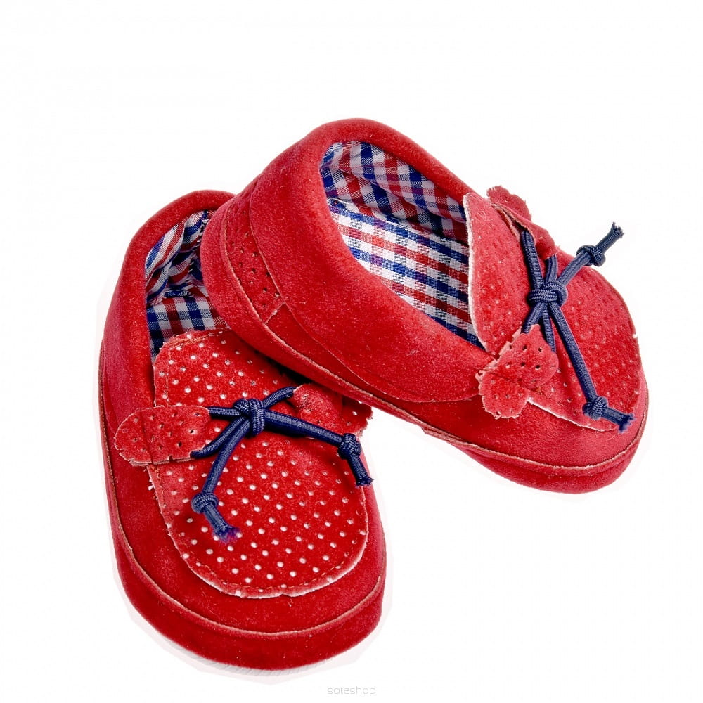 Buciki mokasyny dla chłopca do chrztu 6628