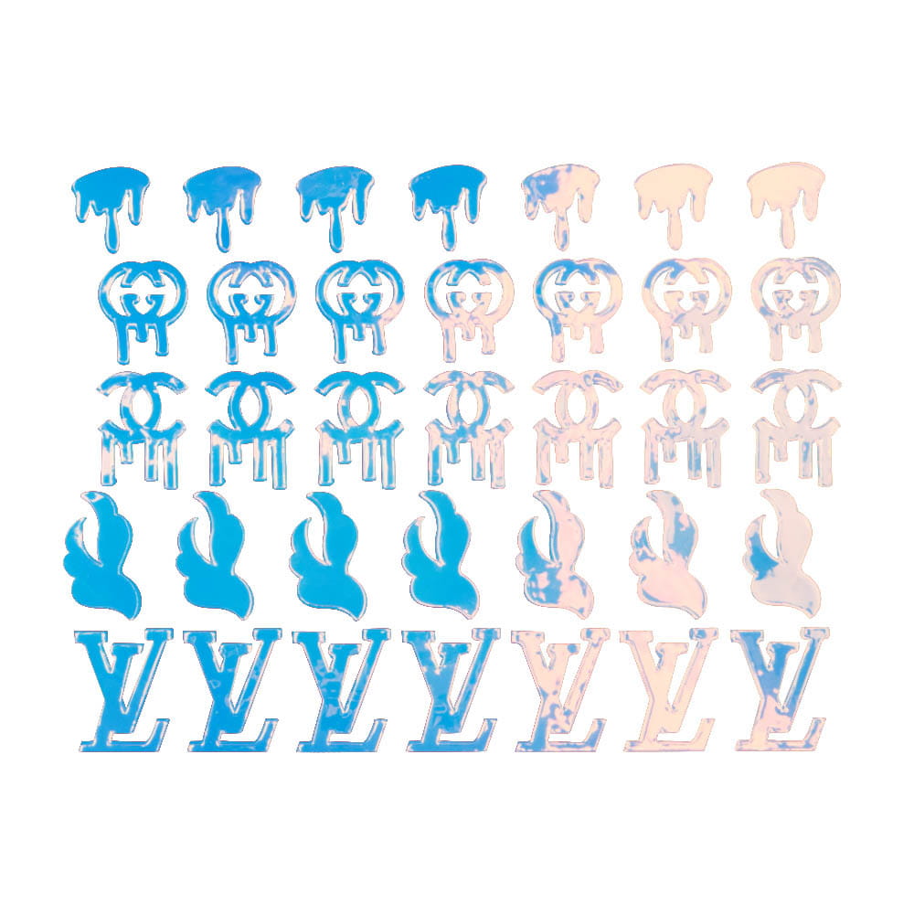 Naklejka samoprzylepna kształty logotypy Nr 20