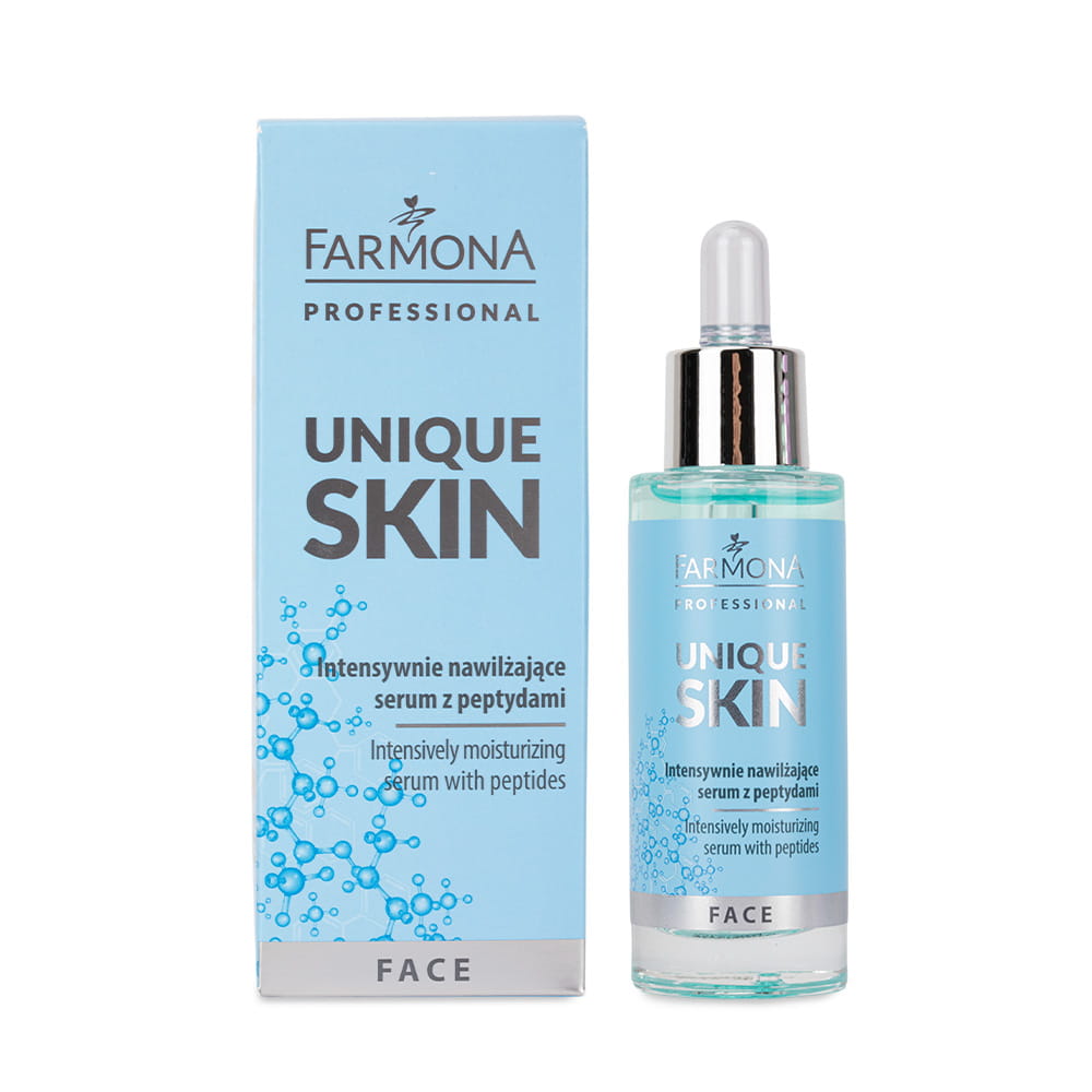 Serum do twarzy nawilżające z peptydami Farmona Unique Skin 30 ml