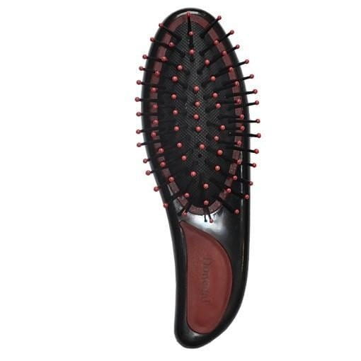 Profesjonalna szczotka do włosów z poduszką Donegal czerwona Nr 9002