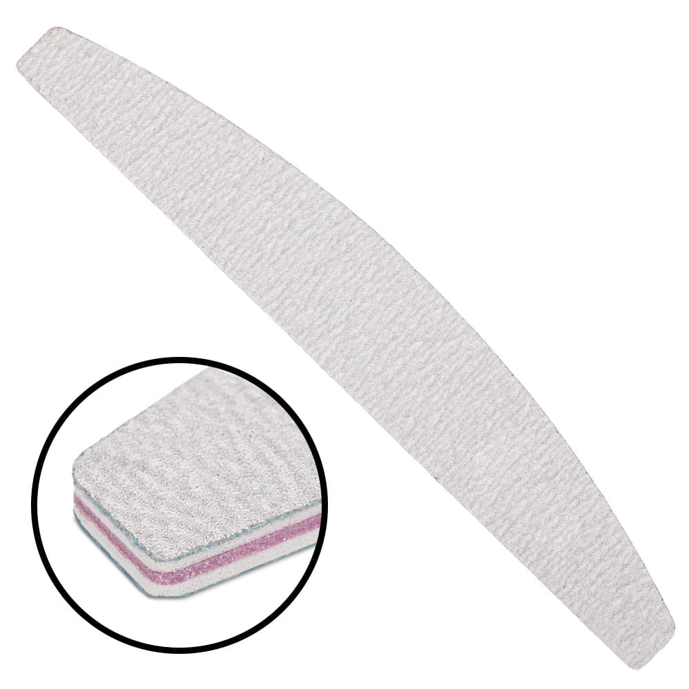 Pilnik do paznokci łódka zebra AlleLac 100/180 50 szt