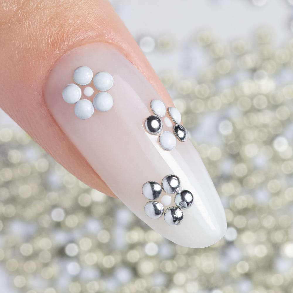 ShinePins gładkie ćwieki błyskotki ozdoby do paznokci mini NTN Premium Nr 2 5g