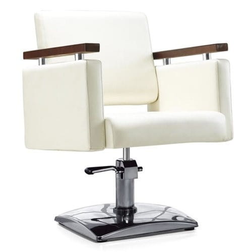 Bs fotel fryzjerski milo kremowy bd 1123