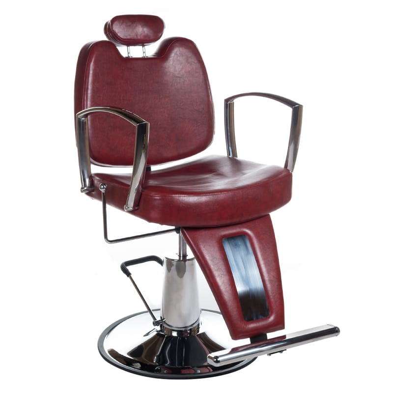 Bs fotel barberski homer ii bh 31275 czerwony