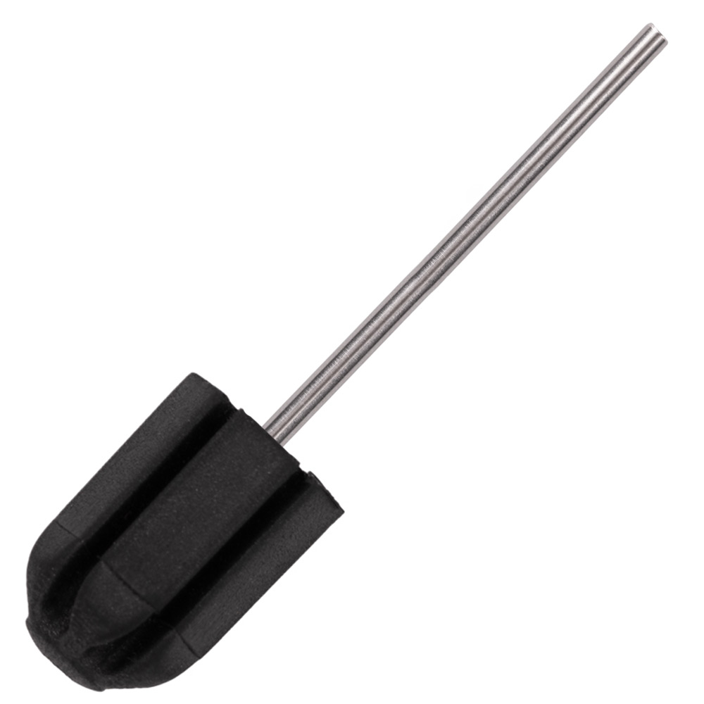 Nośnik trzpień mandrel gumowy na kapturki do pedicure 16 mm