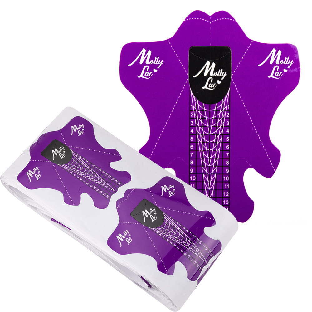 Szablony formy do paznokci Stiletto Long Szpic MollyLac 100 szt