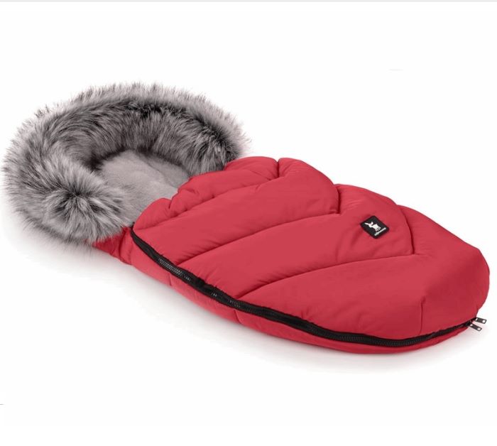 Cottonmoose Śpiworek Mini Moose od 0 do 12 m-cy-Czerwone