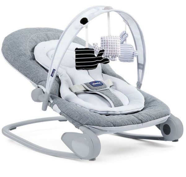 Chicco Hoopla New - leżaczek dla niemowląt do 18 kg - 079840-Titanium