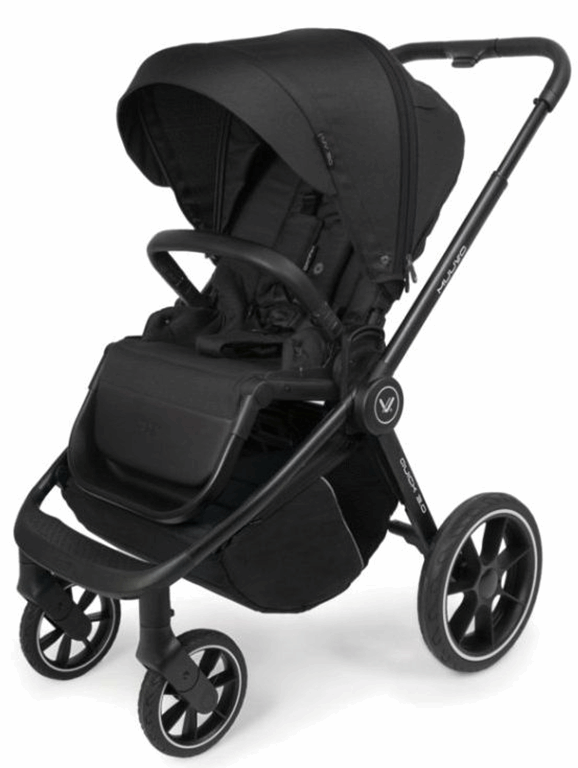 Muuvo, Quick 3.0 - wózek spacerowy z wyposażeniem-Jet Black