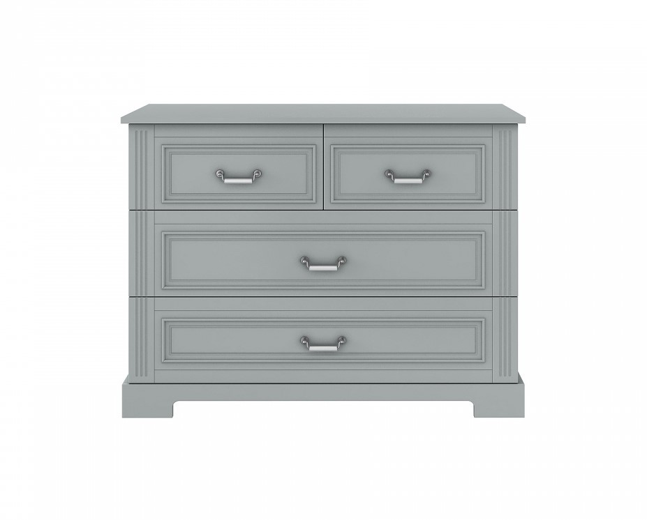 Bellamy, Ines - komoda 4-szufladowa -Neutral Gray