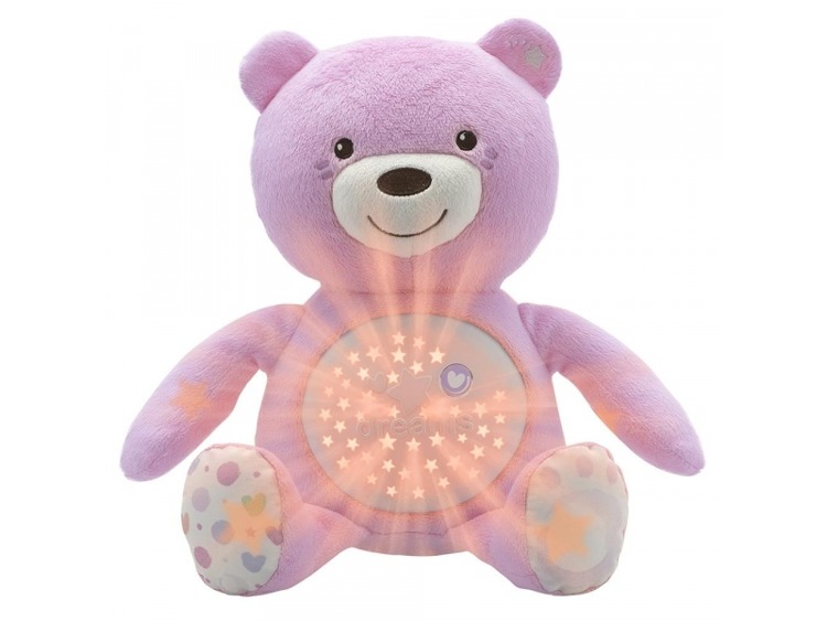 Chicco Miś z projektorem - 08015-Różowy