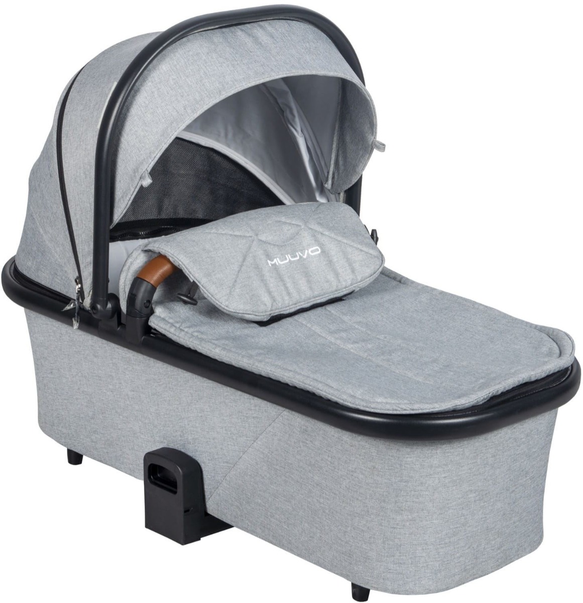 Muuvo Slick - wózek spacerowy z gondolą i wyposażeniem -Grey Lush