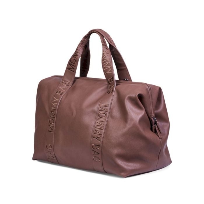 Childhome Mommy Bag - Torba podróżna dla mamy-Signature Vegan Leather Dark Brown
