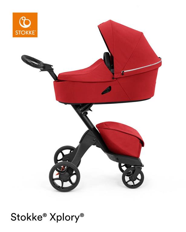 Stokke Xplory X - wózek głęboko-spacerowy-Ruby Red