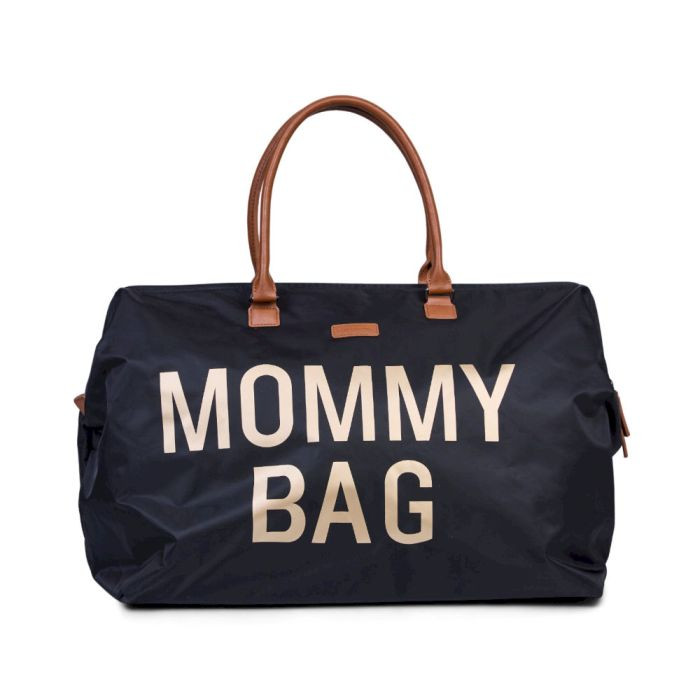 Childhome Mommy Bag - Torba podróżna dla mamy-Czarno-Złota