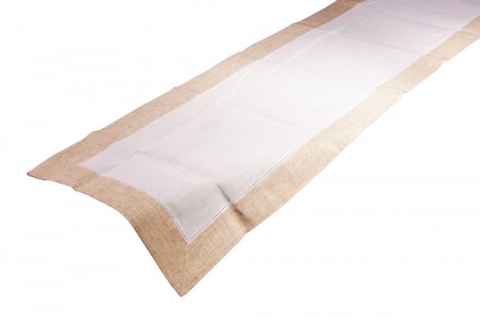 Obrus Kalabria 1772 140x220 prostokat Kolor: ecru