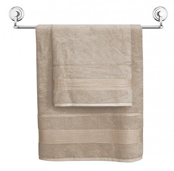Ręcznik bambusowy Bamboo Moreno rozmiar 70x140 wz. Cappuccino