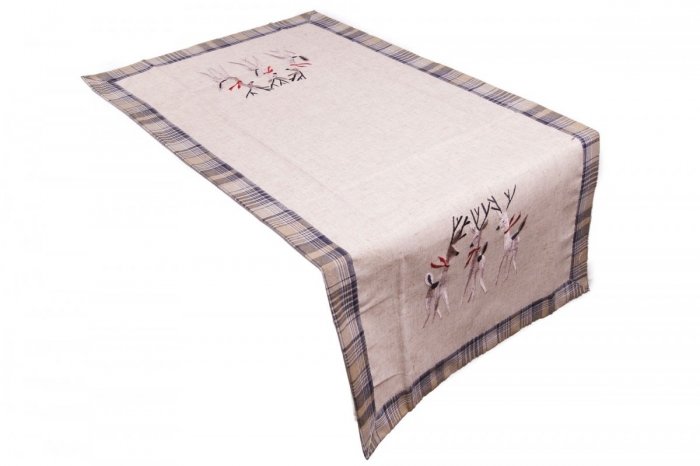 Obrus świąteczny MIŁKA rozmiar 70x140 wzór h632