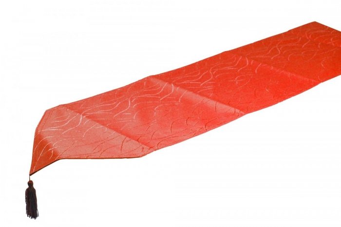 Obrus plamoodporny Jedeka 33x170 szarfa Kolor: Czerwony