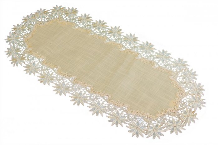 Obrus gipiurowy 40x90 wz. 606 Kolor: Łosoś