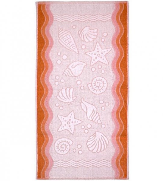 Ręcznik FLORA OCEAN 70x140 kolor brzoskwinia