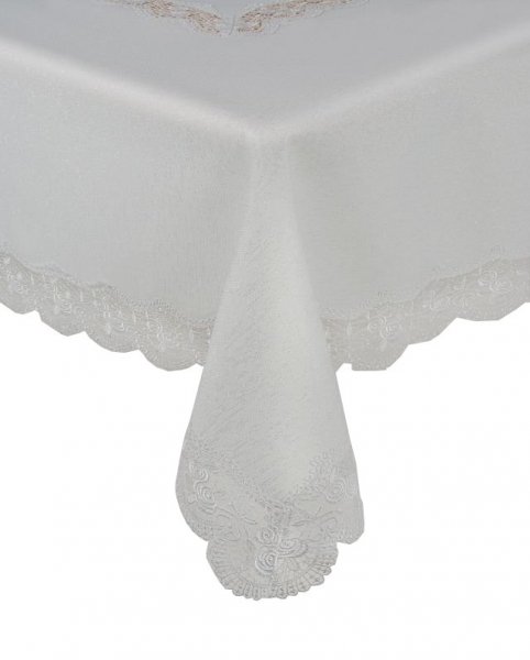 Obrus gipiurowy rozmiar 110x160 wz. Biały (020)