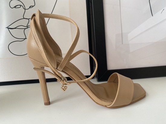 Sandały damskie 65 - 3 Light camel