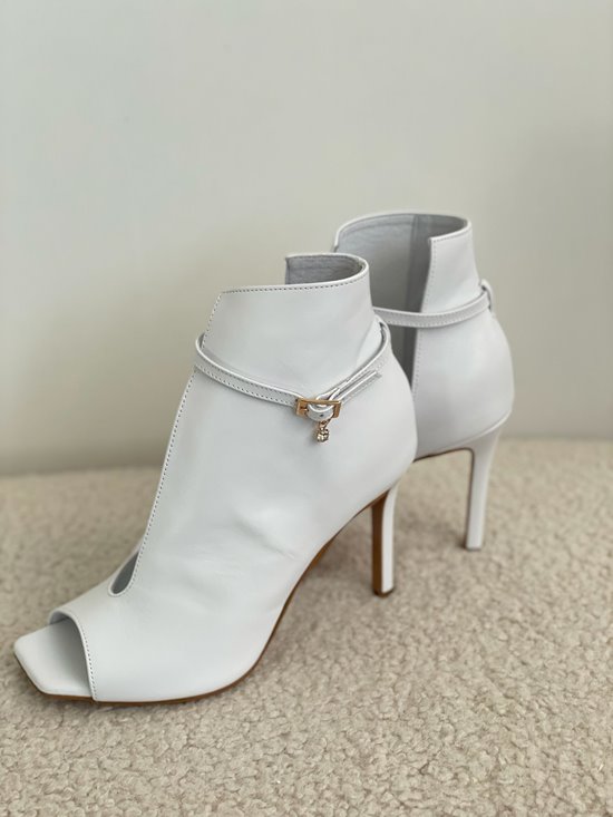 Sandały damskie 65 - 5 Biały lico wada