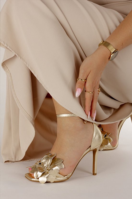 Sandały damskie 65 - 12 Złoty