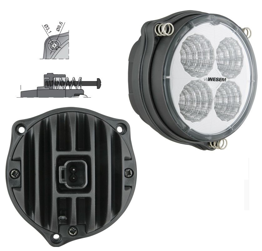 Lampa robocza LED 58° 1000lm DT04-2P CRC5C.51523 Wesem