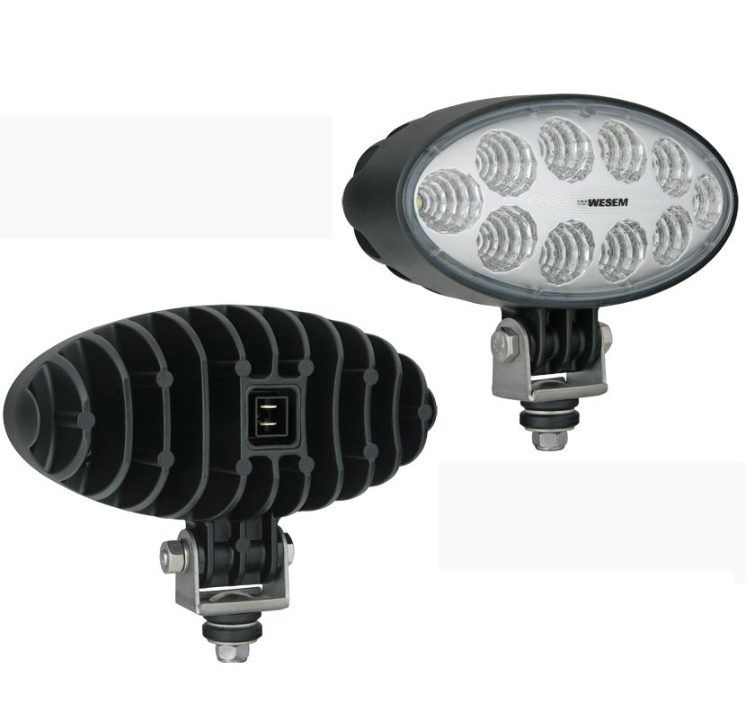 Lampa robocza LED 60° 3000lm złącze AMP CRV1A.49506 Wesem