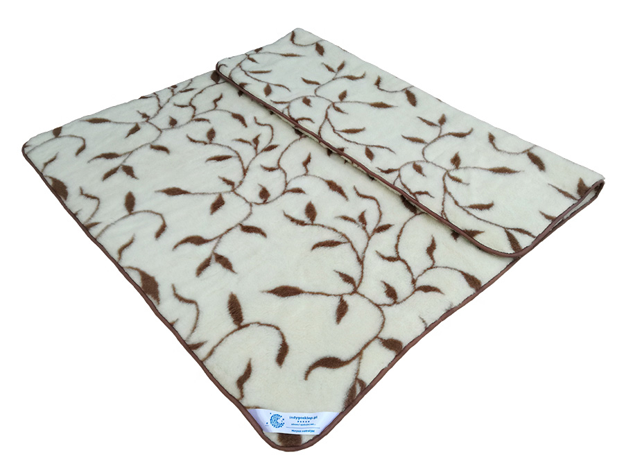 Kołdra wełniana merynos australijski, wzór benjamin 200x220 (+-5cm)