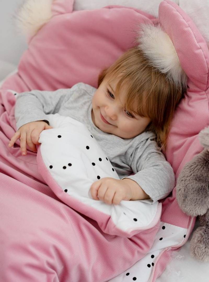 Śpiworek Kinder Hop Dream Catcher Velvet Sugar Pink 145x70 cm