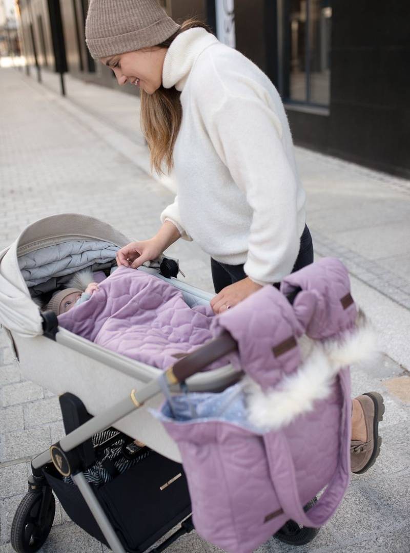 Śpiworek niemowlęcy Dream Catcher Heather Bees 6in1 bez otworów na pasy 80x45 cm