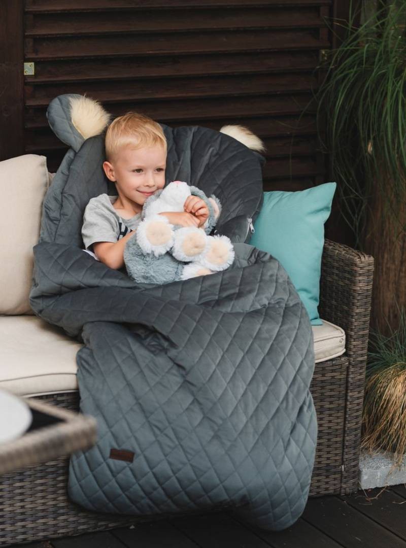 Śpiworek Kinder Hop Dream Catcher Graphite Diamonds - 170x75 cm