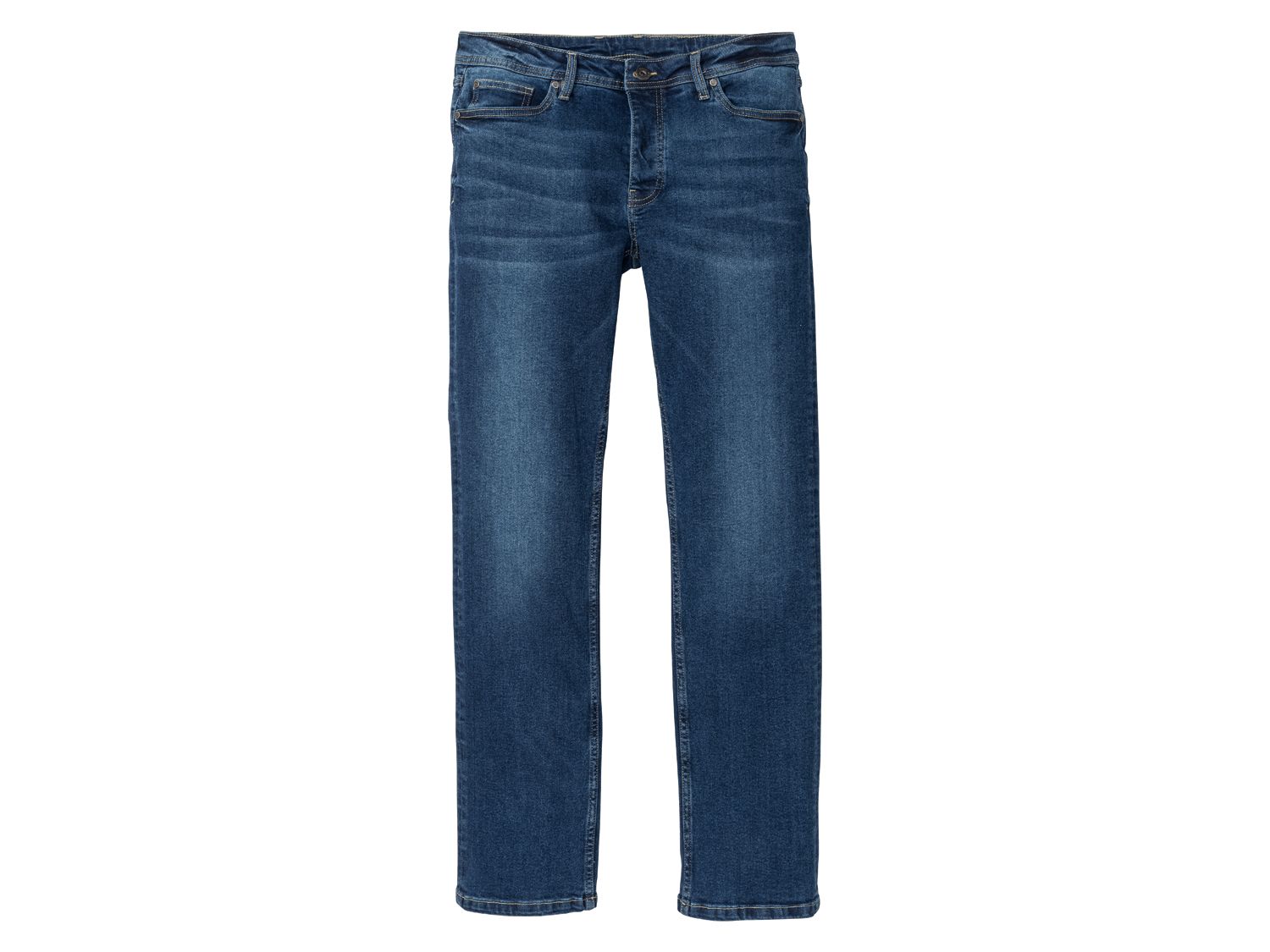 Livergy Jeansy męskie straight fit Niebieski, 52 36/30