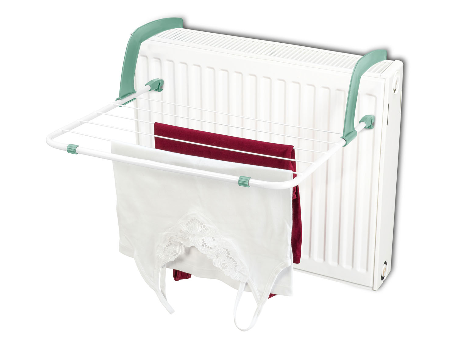 AquaPur Suszarka na bieliznę 3 w 1 ze zdejmowanymi łopatkami