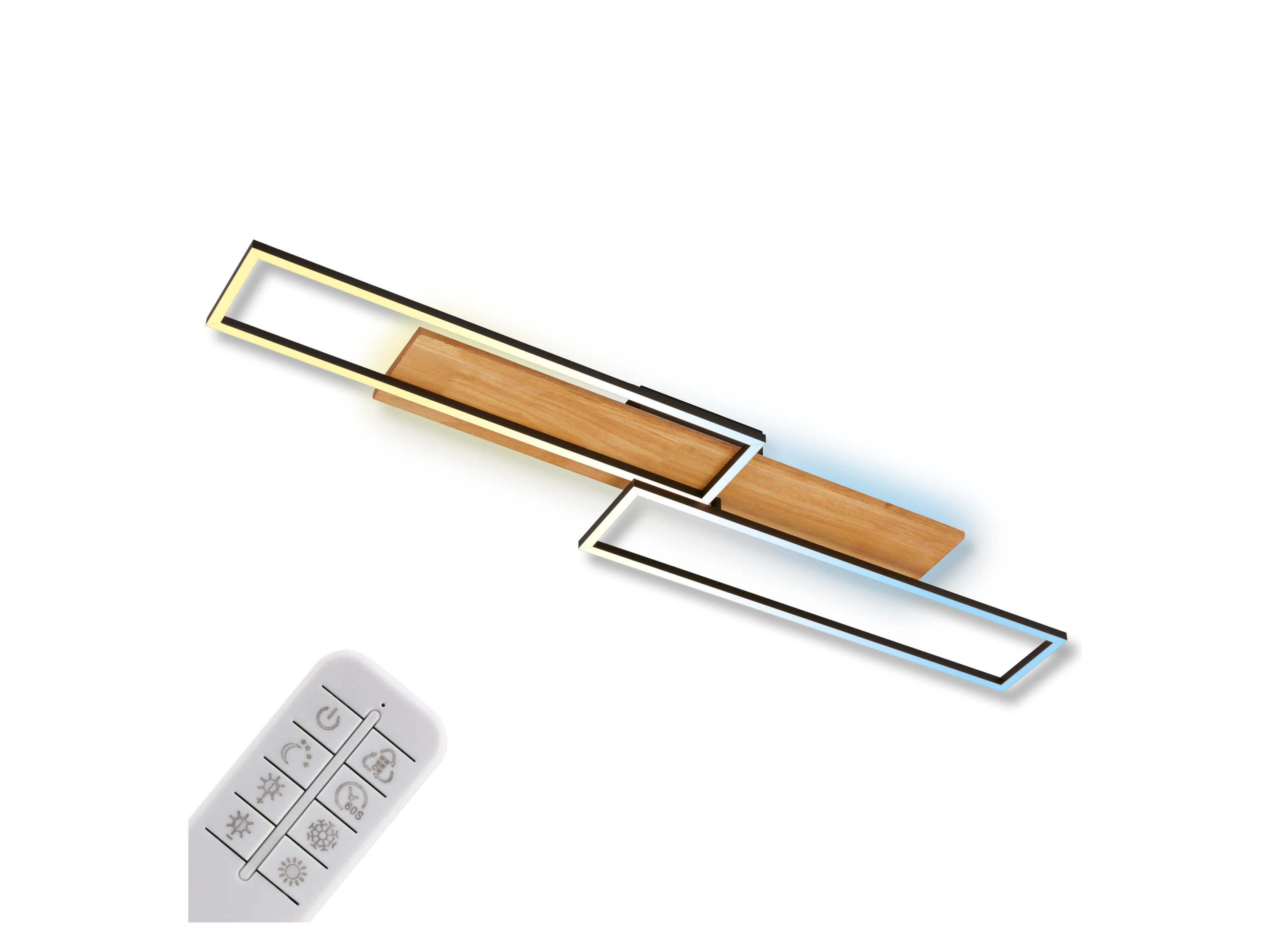 Briloner Lampa sufitowa CCT LED z efektem podświetlenia 110x25 cm