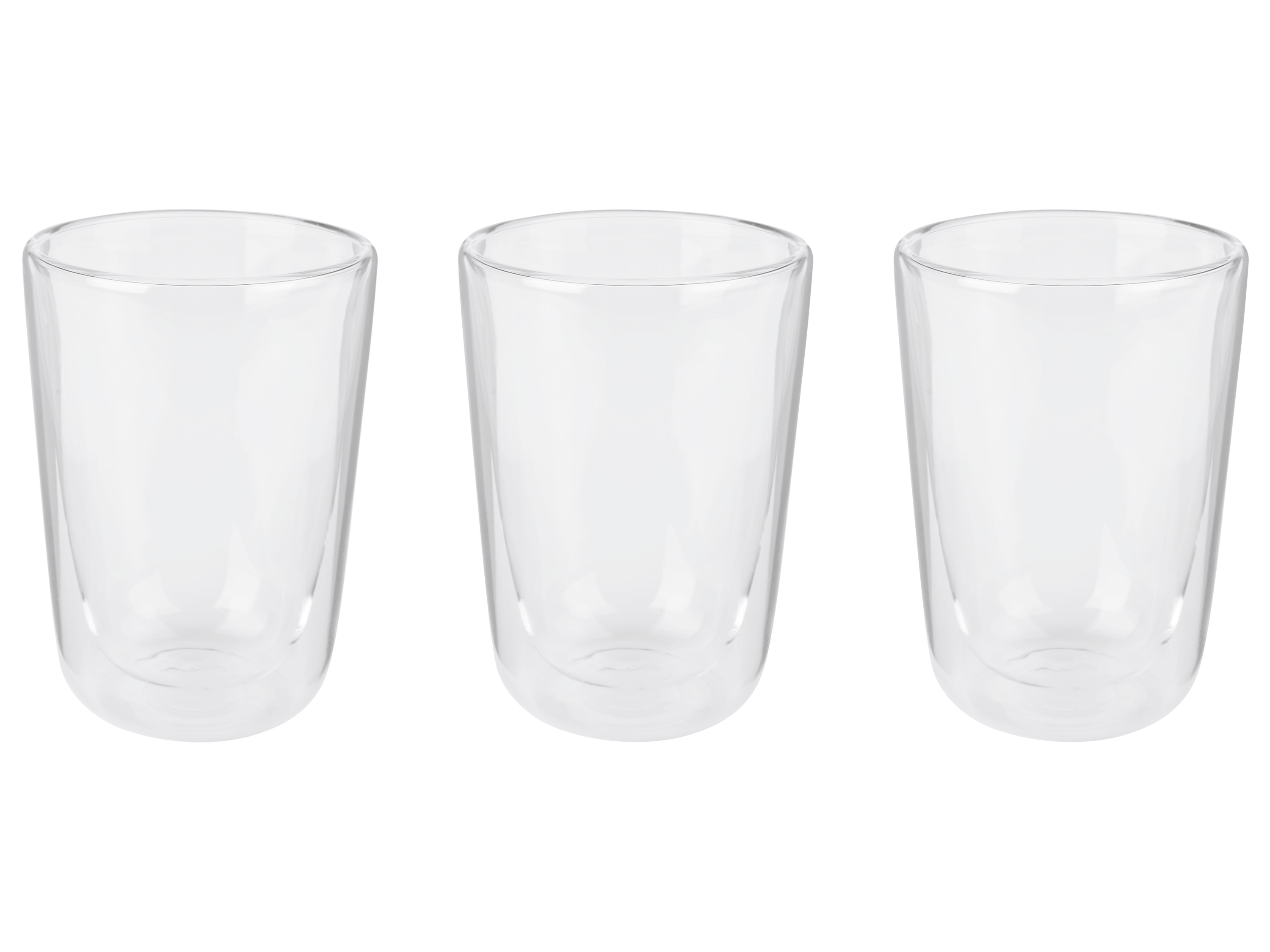 Silvercrest Zestaw 2, 3 lub 4 szklanek termicznych Cappuccino, 3 sztuki